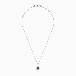 Effy Jewelry Nahla Siri 14K White u0026 Rose Gold Tanzanite and Diamond Pendant | Necklaces & Pendants
