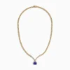 Effy Jewelry Nahla Siri 14K Yellow Gold Tanzanite and Diamond Necklace, 3.66 TCW | Necklaces & Pendants