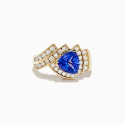 Effy Jewelry Nahla Siri 14K Yellow Gold Tanzanite and Diamond Ring | Rings