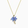 Effy Jewelry Nahla Siri 14K Yellow Gold Tanzanite and Diamond Palm Tree Pendant | Necklaces & Pendants