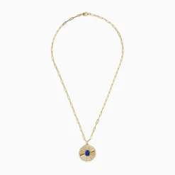 Effy Jewelry Nahla Siri 14K Yellow Gold Tanzanite and Diamond Pendant | Necklaces & Pendants
