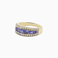 Effy Jewelry Nahla Siri 14K Yellow Gold Tanzanite and Diamond Ring | Rings