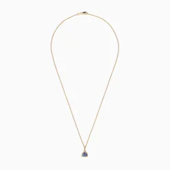 Effy Jewelry Nahla Siri 14K Yellow Gold Tanzanite u0026 Diamond Pendant, 0.72 TCW | Necklaces & Pendants