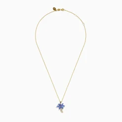 Effy Jewelry Nahla Siri 14K Yellow Gold Tanzanite and Diamond Palm Tree Pendant | Necklaces & Pendants