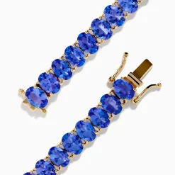 Effy Jewelry Nahla Siri 14K Yellow Gold Tanzanite Tennis Bracelet | Bracelets