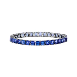 Effy Jewelry Nahla Siri Sterling Silver Tanzanite Tennis Bracelet | Bracelets