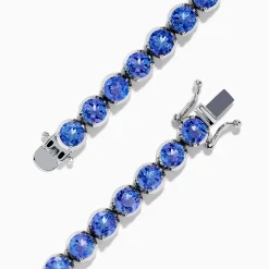 Effy Jewelry Nahla Siri Sterling Silver Tanzanite Tennis Bracelet | Bracelets