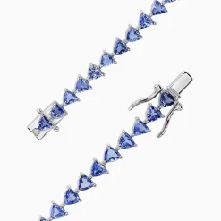 Effy Jewelry Nahla Siri Sterling Silver Tanzanite Tennis Bracelet, 11.40 TCW | Bracelets
