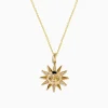 Effy Jewelry Nature 14K Yellow Gold Diamond Sun Pendant | Necklaces & Pendants