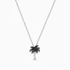 Effy Jewelry Novelty 14K Gold Black and White Diamond Palm Tree Pendant, 0.27 TCW | Necklaces & Pendants