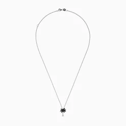 Effy Jewelry Novelty 14K Gold Black and White Diamond Palm Tree Pendant, 0.27 TCW | Necklaces & Pendants