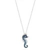 Effy Jewelry Novelty 14K Gold Blue u0026 White Diamond Seahorse Pendant, 0.62 TCW | Necklaces & Pendants