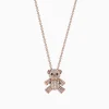 Effy Jewelry Novelty 14K Rose Gold Diamond Teddy Bear Pendant, 0.51 TCW | Necklaces & Pendants