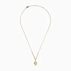 BH Multi Novelty 14K Two-Tone Gold Diamond Hamsa Necklace | Necklaces & Pendants