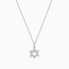 BH Multi Novelty 14K White Gold Diamond Star of David Pendant, 0.14 TCW | Necklaces & Pendants