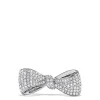 Effy Jewelry Novelty 14K White Gold Diamond Bow Ring, 0.35 TCW | Rings