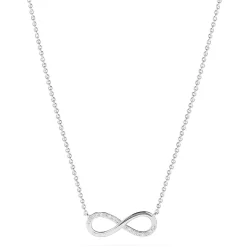 Effy Jewelry Novelty 14K White Gold Diamond Infinity Necklace, 0.08 TCW | Necklaces & Pendants