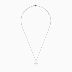 BH Multi Novelty 14K White Gold Diamond Cross Pendant, 0.30 TCW | Necklaces & Pendants
