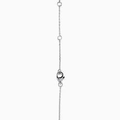 Effy Jewelry Novelty 14K White Gold Multi Shape Diamond Heart Necklace | Necklaces & Pendants