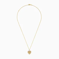 Effy Jewelry Novelty 14k Yellow Gold "Boy Mom" Diamond Heart Pendant | Necklaces & Pendants