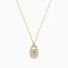 Effy Jewelry Novelty 14K Yellow Gold Diamond Lock Pendant | Necklaces & Pendants
