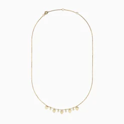 Effy Jewelry Novelty 14K Yellow Gold Diamonds u0026 Hearts Necklace | Necklaces & Pendants