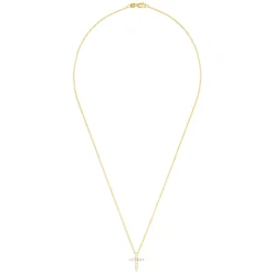 Effy Jewelry Novelty 14K Yellow Gold Diamond Cross Pendant, 0.22 TCW | Necklaces & Pendants