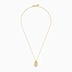 Effy Jewelry Novelty 14K Yellow Gold Diamond Pineapple Pendant | Necklaces & Pendants