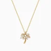 Effy Jewelry Novelty 14K Yellow Gold Fresh Water Pearl u0026 Diamond Palm Tree Pendant | Necklaces & Pendants