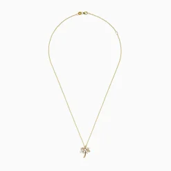 Effy Jewelry Novelty 14K Yellow Gold Fresh Water Pearl u0026 Diamond Palm Tree Pendant | Necklaces & Pendants