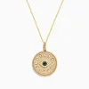 Effy Jewelry Novelty 14K Yellow Gold White, Blue and Black Diamond Evil Eye Pendant | Necklaces & Pendants