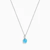 BH Multi Ocean Bleu 14K White Gold Blue Topaz Pendant, 1.00 TCW | Necklaces & Pendants