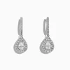 Effy Jewelry Pave Classica 14K Gold Diamond Pear Shaped Drop Earrings, 0.77 TCW | Earrings