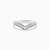 Effy Jewelry Pave Classica 14K White Gold Diamond Band Ring | Rings