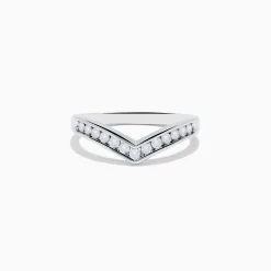 Effy Jewelry Pave Classica 14K White Gold Diamond Band Ring | Rings