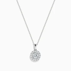 BH Multi Pave Classica 14K White Gold Diamond Pendant | Necklaces & Pendants