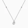 BH Multi Pave Classica 14K White Gold Diamond Pendant | Necklaces & Pendants