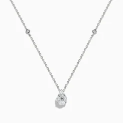 BH Multi Pave Classica 14K White Gold Diamond Pendant | Necklaces & Pendants