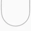 Effy Jewelry Pave Classica 14K White Gold Diamond Tennis Necklace 6.81 TCW | Necklaces & Pendants