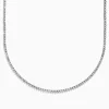 Effy Jewelry Pave Classica 14K White Gold Diamond Tennis Necklace 0.97 TCW | Necklaces & Pendants