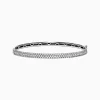 Effy Jewelry Pave Classica 14K White Gold Diamond Bangle, 1.47 TCW | Bracelets