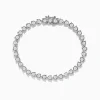 Effy Jewelry Pave Classica 14K White Gold Diamond Bracelet | Bracelets