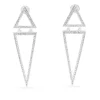 Effy Jewelry Pave Classica 14K White Gold Diamond Triangles Earrings, 0.59 TCW | Earrings