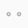 Effy Jewelry Pave Classica 14K White Gold Diamond Halo Stud Earrings, 0.35 TCW | Earrings