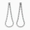Effy Jewelry Pave Classica 14K White Gold Diamond Drop Statement Earrings 3.53 TCW | Earrings