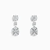 Effy Jewelry Pave Classica 18K White Gold Diamond Drop Earrings | Earrings