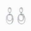Effy Jewelry Pave Classica 14K White Gold Diamond Earrings | Earrings