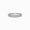 Effy Jewelry Pave Classica 14K White Gold Two Row Pave Diamond Band, 0.37 TCW | Rings