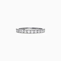 Effy Jewelry Pave Classica 14K White Gold Diamond Band, 0.65 TCW | Rings