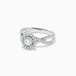 BH Multi Pave Classica 14K White Gold Diamond Ring | Rings